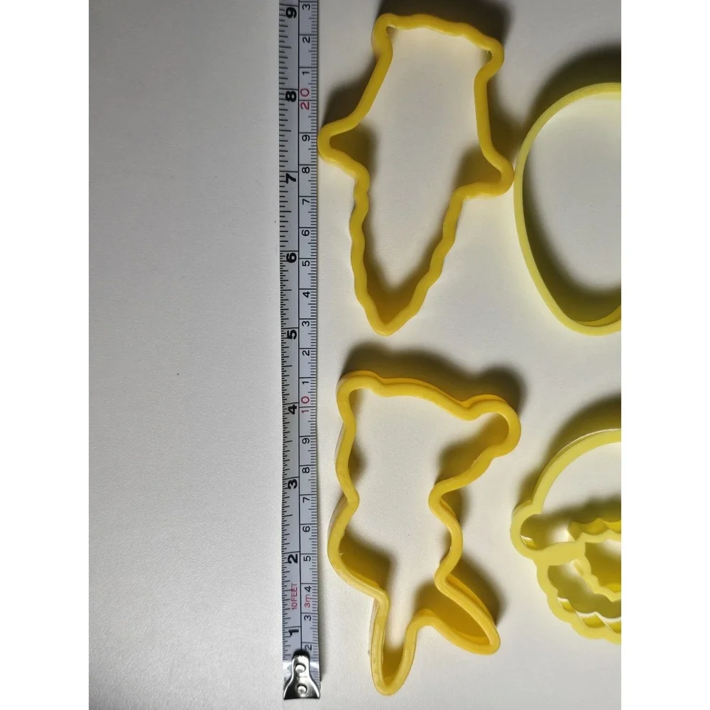 Easter‎ Spring Cookie Cutters Lot of 7 Plastic Wilton